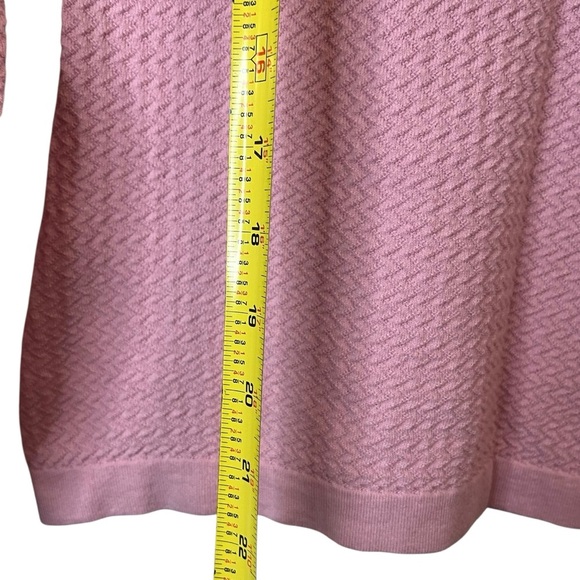 Dover Saddlery IconEQ Ladies' Rowan Equestrian Pink V-Neck Knit Sweater SZ XS - Picture 9 of 11